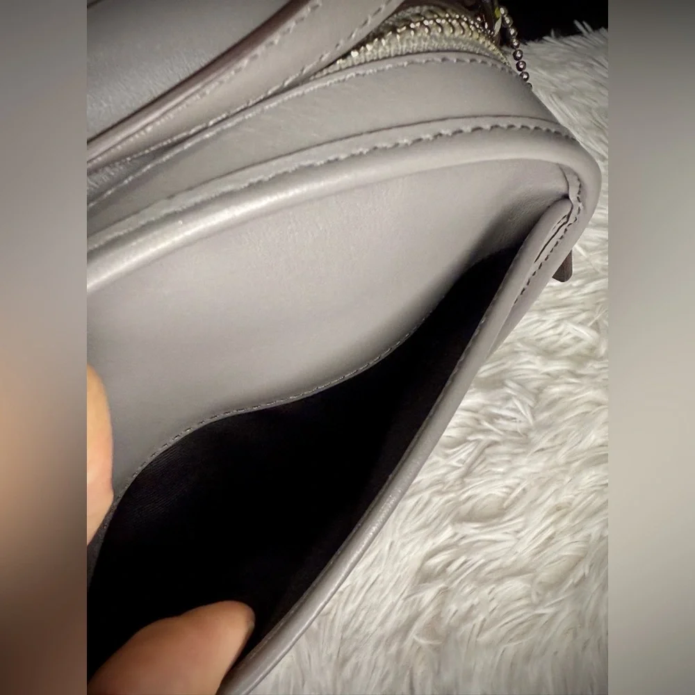 Coach Grey Canteen with Rivets, F39752